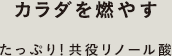 カラダを燃やす - たっぷり！共役リノール酸